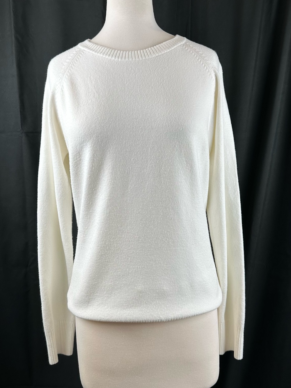 French Connection Cream Crewneck Sweater
